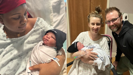 New Year's babies; Aurora Health Care shares 1st of 2024