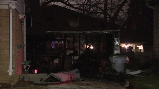 Garage fire on Milwaukee's south side, no injuries reported