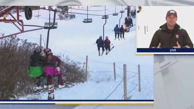 Enjoying Slinger's Little Switzerland despite warm, wet weather