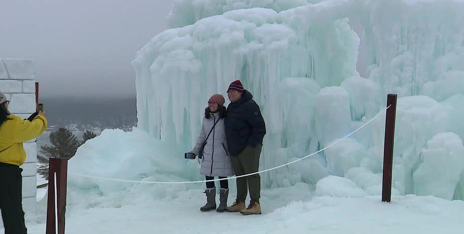 'Winter Realms' in Lake Geneva opens to rainy start