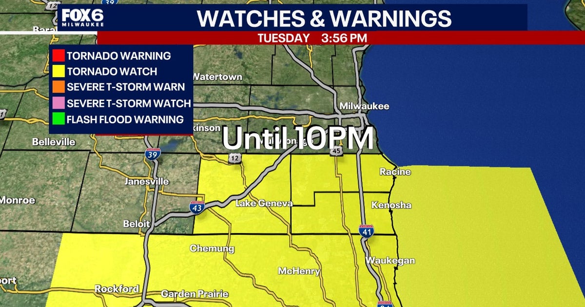 Tornado watch canceled early for Kenosha, Racine, Walworth counties ...