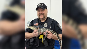 Grant Park alligator, South Milwaukee officer reunite at Pet Expo MKE