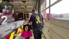 Wisconsin girl battles leukemia; firefighters rally to support