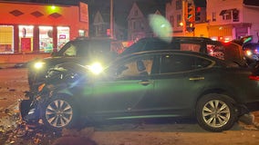 Milwaukee police chase, crash; squad hit, 2 officers hurt