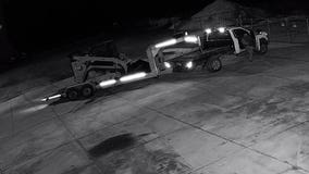 Theft from Belgium landscape business; truck, trailer, loader stolen