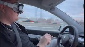 Do not wear your Apple Vision Pro headset while driving, company says