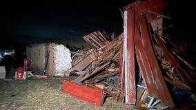 Wisconsin storm damage, first tornado warning issued in February