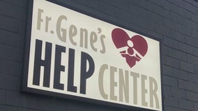 Father Gene's Help Center, clothes available to families in need