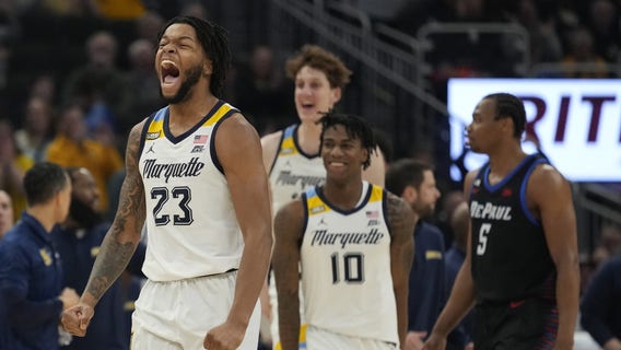 Marquette beats DePaul, Kolek has school-record 18 assists