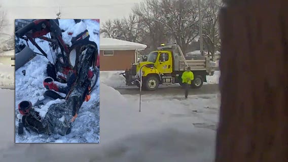 Waukesha snowplow hero saves garage from going up in flames