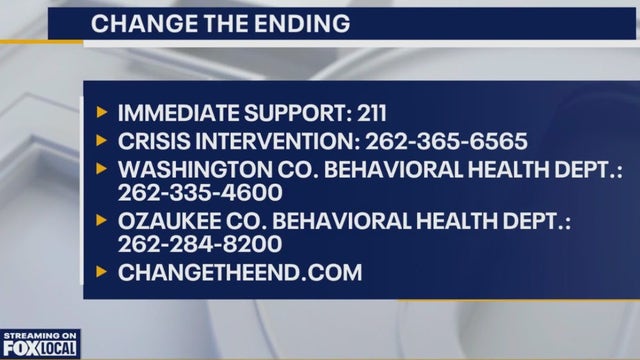 'Change the Ending' campaign; mental health, addiction resources