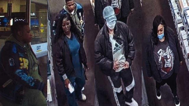 Menomonee Falls retail theft; police seek 4