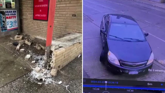 Car crashes into Milwaukee liquor store, owner says driver left scene