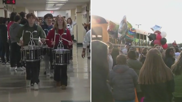 Greendale, Menomonee Falls cheer teams celebrate national titles