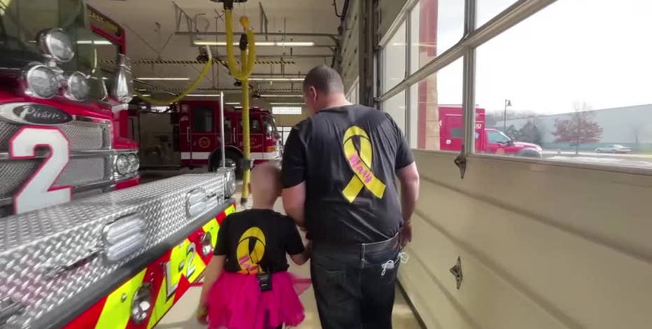 Wisconsin girl battles leukemia; firefighters rally to support