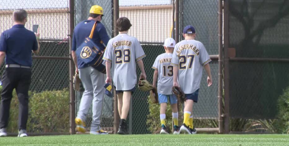 Brewers spring training: Wisconsin boys receive unforgettable day