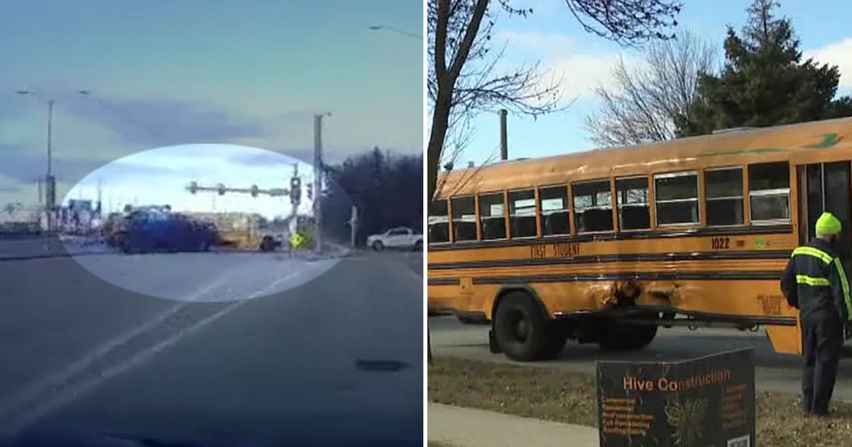 Waukesha school bus crash, truck ran red light: video | FOX6 Milwaukee