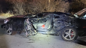 Pleasant Prairie police chase, crash; driver flown to hospital