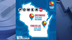 Powerball winners in Fond du Lac and Greenwood, Wisconsin