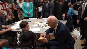 President Biden's Milwaukee visit; boy with stutter gets advice
