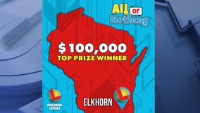 Wisconsin Lottery: Winning ticket sold in Elkhorn worth $100K