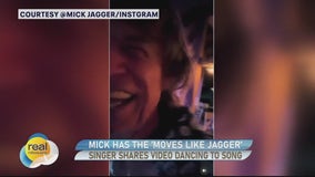 Mick Jagger's dance moves embarrass son