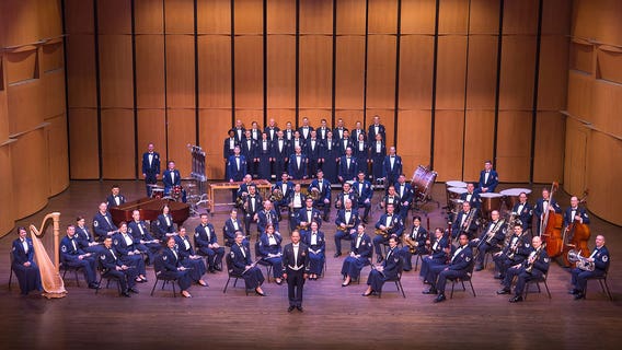 US Air Force Band Wisconsin performances; free concerts in April