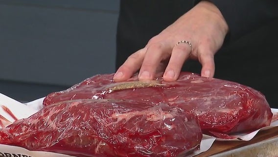 Dijon-glazed corned beef with savory cabbage and red potatoes: recipe