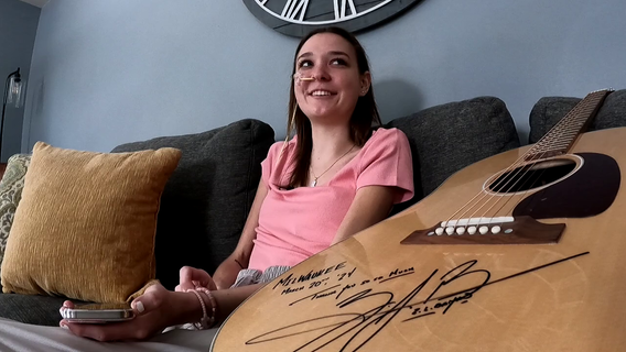 Zach Bryan meets Wisconsin teen battling rare condition