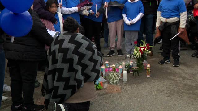 Racine fatal crash; vigil held for fallen father