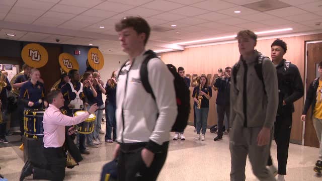 Marquette Sweet 16 sendoff; men's basketball team hyped for Dallas