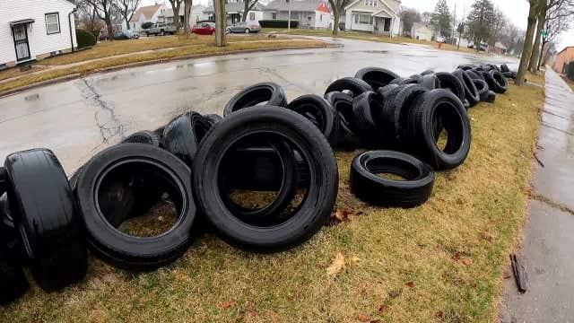 Tires dumped, Milwaukee business owner fed up: 'Very frustrating'