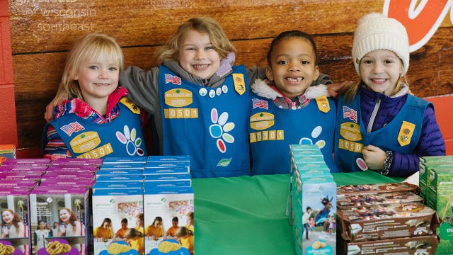 Girl Scout cookie booths to be set up throughout SE Wisconsin
