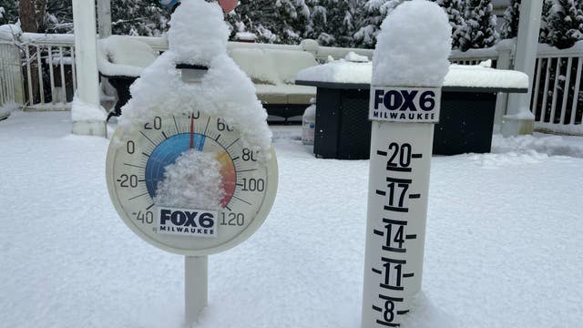 Wisconsin spring snow pictures, videos from March 22