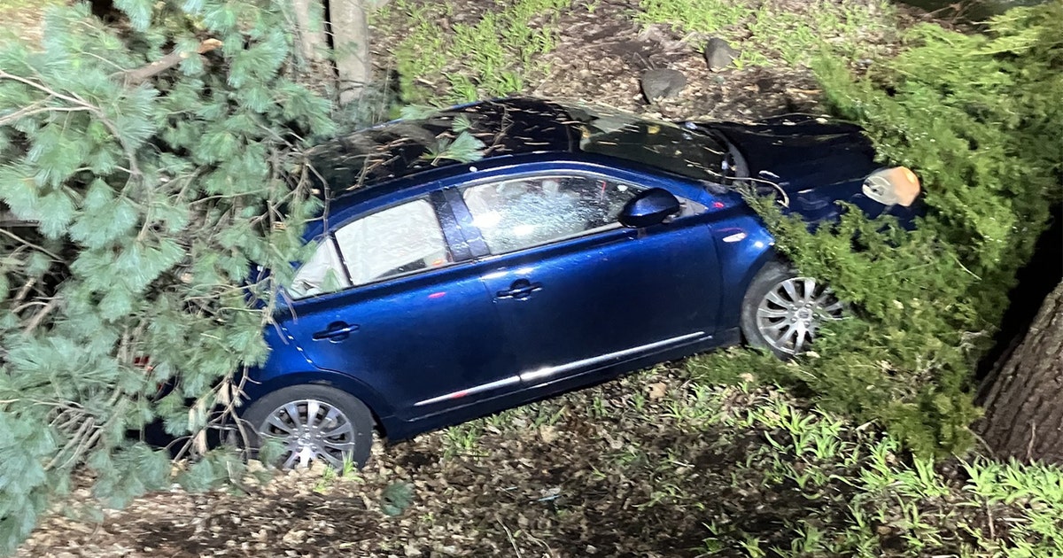 Elm Grove crash: Driver extricated, arrested for OWI | FOX6 Milwaukee