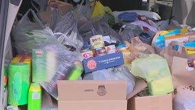 Milwaukee homeless veterans food drive held in Greendale
