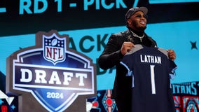 Titans draft Latham, former Catholic Memorial player, in first round