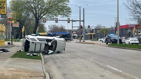 Fatal crash in Milwaukee; vehicle hit tree, rolled, Sherman and Capitol