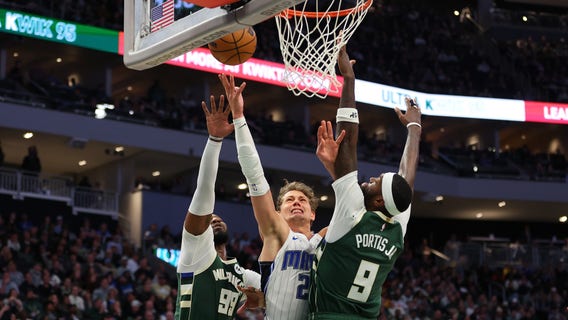 Bucks beat Magic without injured Antetokounmpo, Portis scores 30 points