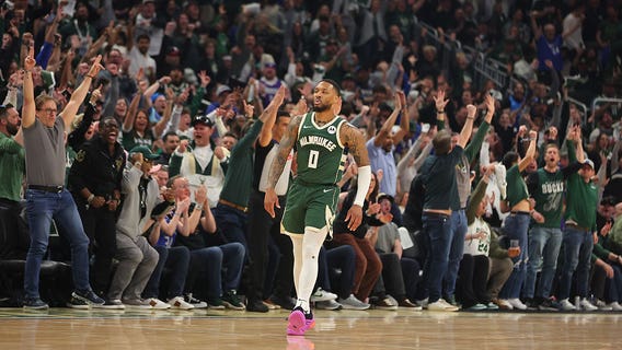 Bucks top Pacers in game 1 of NBA playoffs; Lillard dominant