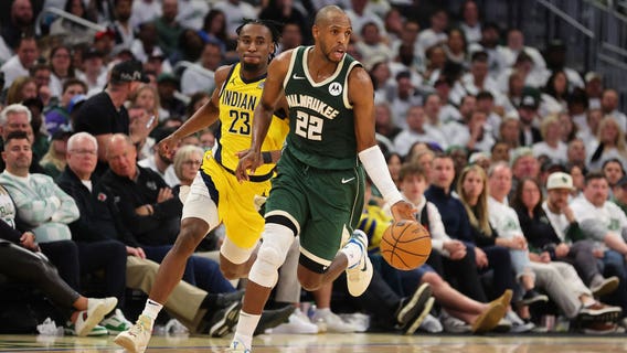 Bucks' Khris Middleton uncertain, Game 3 against Pacers; ankle injured