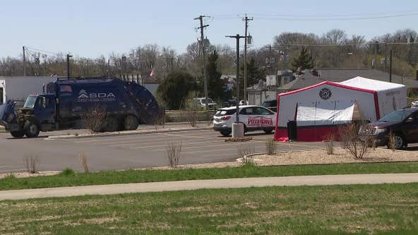 Burlington fatal crash; Pizza Ranch worker struck by garbage truck