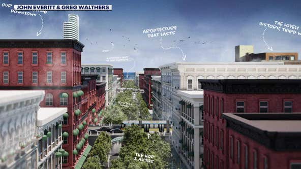 Milwaukee I-794 downtown; mayor backs boulevard replacement plan