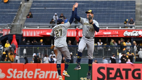 Brewers rally for 7-5 win over Pirates to split series