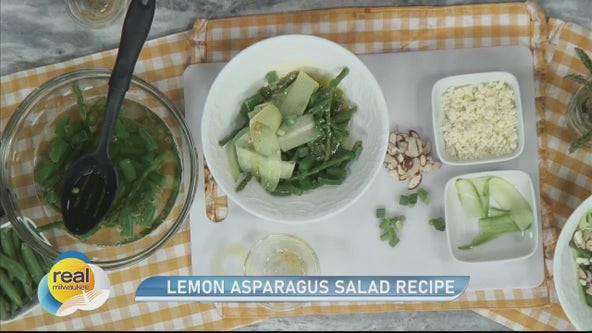 Spring into greens; Lemon asparagus salad recipe