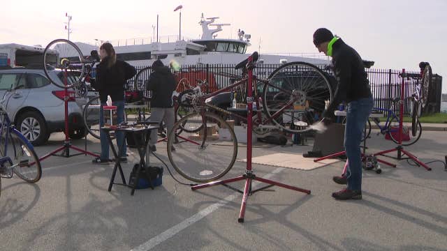 Lake Express Ferry annual bike drive; supports bicycle charities