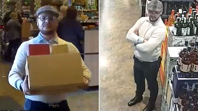 Brookfield, Greenfield Total Wine thefts; suspect had Irish accent: police