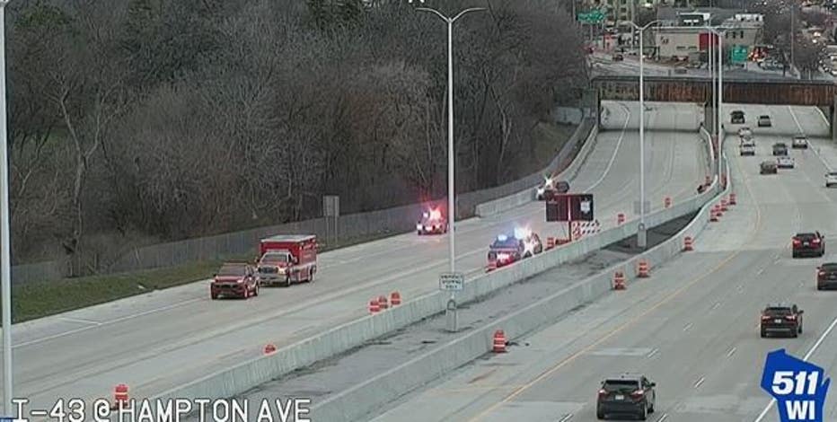 I-43 fatal crash near Hampton, freeway closure