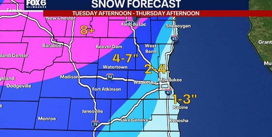 Spring snow in southeast WI; Election day, Brewers home opener impacted