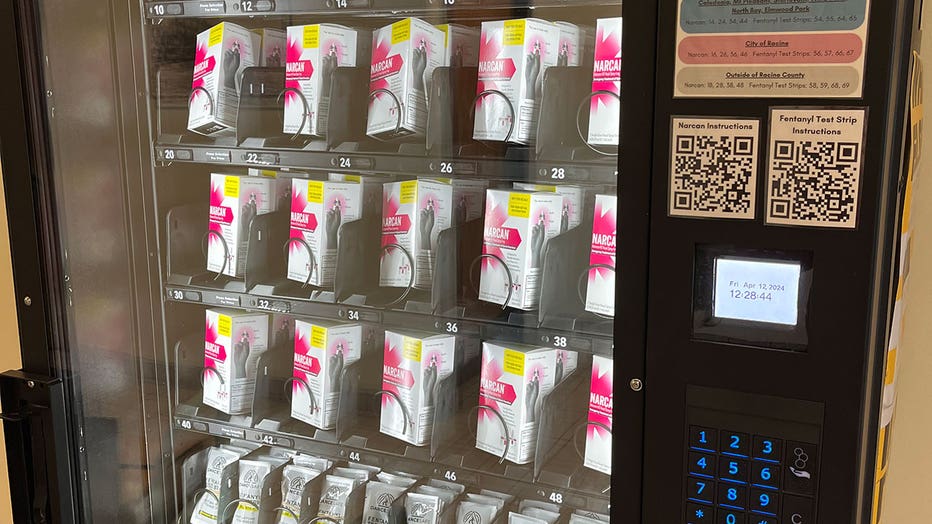 Racine County harm reduction vending machine released in